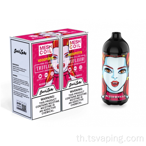 guiilabs qd42-v2 vape 4000puffs